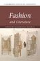 „Fashion and Literature“, herausgegeben von Elizabeth M. Sheehan. Beige Zeichnungen von Kleidungsstücken unten., Buch