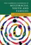 Titel: "The Cambridge Handbook of Multiracial Youth and Families". Bunte, spiralförmige Illustration aus Punkten und Linien.