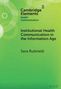 Sara Rubinelli: Institutional Health Communication in the Information Age, Buch