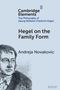 Cambridge Elements: Hegel on the Family Form, Andreja Novakovic. Illustration von Hegel links unten., Buch