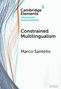 "Cambridge Elements Intercultural Communication Constrained Multilingualism Marco Santello." Abstrakte Linien links.