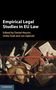"Empirical Legal Studies in EU Law", bearbeitet von Daniel Naurin, Urška Šadl und Jan Zglinski. Bürogegenstände auf einem Schreibtisch., Buch