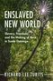 "ENSLAVED NEW WORLD" und "Slavery, Freedom, and the Making of Race in Santo Domingo" sind Titel. Im Hintergrund ein Baum., Buch