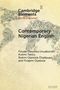 „Contemporary Nigerian English“ von Foluke Olayinka Unuabonah, Rotimi Taiwo u.a. Weltkarte aus Punkten im Hintergrund., Buch