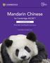 Text: "Mandarin Chinese for Cambridge IGCSE™ COURSEBOOK by Martin Mak, Rob Wang, Iris Xu, Sai Ling Liu." 
Ein Panda liegt entspannt., Buch