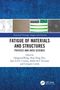 "Fatigue of Materials and Structures: Physics and Data Science", herausgegeben von Qingyuan Wang und anderen. Oben und unten blaues Texturdesign., Buch