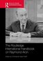 "The Routledge International Handbook on Raymond Aron. Edited by Christopher Adair-Toteff." Schwarz-Weiß-Foto eines älteren Mannes., Buch