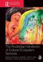 "The Routledge Handbook of Cultural Ecosystem Services." Oben links Logo, daneben eine bunte, abstrakte Illustration eines Gesichts., Buch