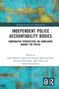 Buchtitel: "Independent Police Accountability Bodies". Herausgeber: Anja Johansen, Genevieve Lennon u.a. Hintergrund: Abstrakte Kunst in Blau und Gelb., Buch