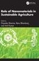 Titel: "Role of Nanomaterials in Sustainable Agriculture", bearbeitet von Priyanka Sharma, Renu Bhardwaj, Anil Kumar. Im Hintergrund grünes Gras., Buch