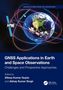 Titel: "GNSS Applications in Earth and Space Observations". Erdkugel mit Satelliten und farbigen Bahnen um den Globus., Buch