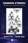 Text: "Foundations of Robotics: Mechatronics, Cybernetics, and AI" von Charles W. Fox und Jonathan Aitken. Zeichnung von Robotern., Buch
