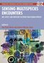 „Sensing Multispecies Encounters“ von Ana Paula Motta und Andrew Meirion Jones; bunte abstrakte Illustrationen., Buch