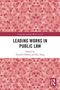 Titel: "Leading Works in Public Law". Bearbeitet von Patrick O’Brien und Ben Yong. Roter Hintergrund mit Muster., Buch