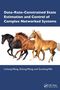 Titel: "Data-Rate-Constrained State Estimation and Control of Complex Networked Systems". Drei galoppierende Pferde., Buch