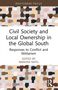 „Civil Society and Local Ownership in the Global South“, Illustration von Händen verschiedener Hautfarben, die sich festhalten., Buch