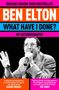 „BEN ELTON WHAT HAVE I DONE? MY AUTOBIOGRAPHY“ in großen Buchstaben. Ein Mann mit Brille und grauem Haar., Buch