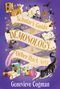 Titel: "A Scholar's Guide to Demonology & Other Dark Arts". Autor: Genevieve Cogman. Illustration mit Hund, Katze, Bücher, Pflanzen., Buch