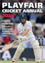 "PLAYFAIR CRICKET ANNUAL 2026. Edited by Ian Marshall. Ein Cricketspieler trifft den Ball mit einem Schläger.", Buch
