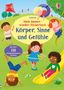 Titel: "Mein Immer-wieder-Stickerbuch: Körper, Sinne und Gefühle" mit über 110 wiederablösbaren Stickern. Fröhliche Kinder spielen., Buch