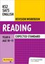 KS2 SATs ENGLISH REVISION WORKBOOK. READING, YEAR 6 AGE 10–11, EXPECTED STANDARD. Logo unten. Bunte Blöcke., Buch