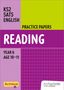 „KS2 SATs English Practice Papers Reading, Year 6, Age 10-11.“ Farbige Gestaltung mit Logo., Buch