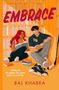 "EMBRACE" ist oben in großen Buchstaben. Darunter sitzen eine Frau mit roten Haaren und ein Mann mit Tattoos., Buch