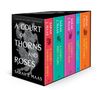 "Bestselling Global Phenomenon. Buchbox mit fünf farbigen Buchrücken von Sarah J. Maas, kunstvoll verziert.", Buch