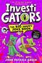 "InvestiGators: The Big Snappy Joke Book" von John Patrick Green. Zwei Krokodile, eines mit Banane, auf lila Hintergrund.
