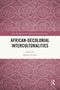 AFRICAN-DECOLONIAL INTERCULTURALITIES. Herausgeber: Hamza R'boul. Hintergrund mit Ornamentmustern und einem Logo unten., Buch