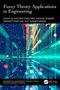 Titel: "Fuzzy Theory Applications in Engineering". Herausgeber: Mehrere Namen. Bunte, futuristische Linien und Punkte., Buch