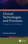 Text: „Clinical Technologies and Processes: Management in Healthcare“ von Lorenzo Rossano. Dunkler Hintergrund mit Muster.