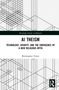 Buchtitel: "AI Theism: Technology, Divinity, and the Emergence of a New Religious Myth" von Remington Tonar. Geometrisches Muster., Buch