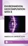 „ENVIRONMENTAL GEOCOMPUTATION WITH R“ von Marcelo de Carvalho Alves. Abstrakte lila Kugel aus Lichtpunkten., Buch