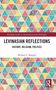 "Levinassian Reflections: History, Religion, Politics" von Michael L. Morgan. Bunte Dreiecke als Hintergrundmuster., Buch