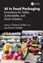 „AI in Food Packaging: Innovations for Safety, Sustainability, and Smart Solutions“ steht über einem Supermarkt-Hintergrund., Buch
