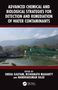 Text: "ADVANCED CHEMICAL AND BIOLOGICAL STRATEGIES FOR DETECTION AND REMEDIATION OF WATER CONTAMINANTS." Unter einem See mit Hügeln im Hintergrund., Buch