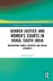 „Gender Justice and Women’s Courts in Rural South India“ von Sarah Potthoff. Grüner Farbverlauf im Hintergrund., Buch