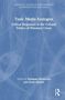 Oben steht: "ROUTLEDGE STUDIES IN ENVIRONMENTAL COMMUNICATION AND MEDIA". Titel: "Toxic Media Ecologies". Unten: "Edited by Sourayan Mookerjea and Donia Mousef". Hintergrund: abstrakte Linien., Buch