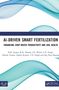 "AI-Driven Smart Fertilization: Enhancing Crop-Water Productivity and Soil Health" steht oben. Design: Blaue Wellen., Buch