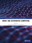 Text: "SMART AND DISTRIBUTED COMPUTING" oben in Großbuchstaben. Abstraktes Netzwerk aus leuchtenden Linien im Hintergrund., Buch