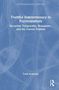Buchtitel: "Truthful Indeterminacy in Psychoanalysis" von Todd Anderson. Blaues Cover mit weißem, verschnörkeltem Muster., Buch