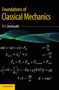 Buchtitel: "Foundations of Classical Mechanics". Autor: P. C. Deshmukh. Darunter mathematische Gleichungen auf schwarzem Hintergrund., Buch