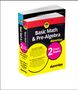 Mark Zegarelli: Basic Math & Pre-Algebra for Dummies Book + Workbook Bundle, Buch