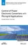 Arindam Ghosh: Control of Power Electronic Converters with Microgrid Applications, Buch