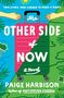 Titel: "The Other Side of Now". Oberhalb: "Two lives. One chance to make it right." Unten: Autorin Paige Harbison. Koffer in Strandkulisse., Buch