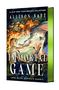 "Immortal Game" von Allison Saft. Zwei Figuren schweben dramatisch mit fließendem Haar, von Schachfiguren umgeben., Buch