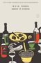 Text: "With a new introduction by Bryan Washington. M.F.K. Fisher Serve It Forth." Illustration: Weine, Schnecken, Spaghetti.