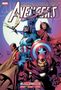 "Earth’s Mightiest Heroes, The Avengers. BY JOHNS & COIPEL. Superhelden in kampfbereiter Pose vor rundem Mond.", Buch