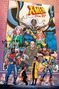 "X-Men '97", "Season 2". Comic-Illustration: Superhelden in bunten Kostümen, darunter stehende Figuren., Buch